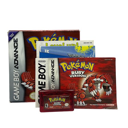 Jogo Pokemon Ruby Version - GBA
