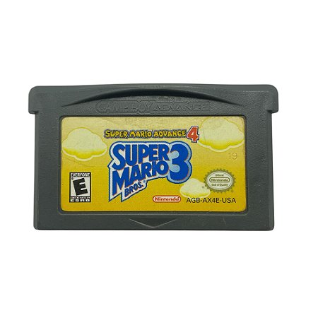 Jogo Super Mario Advance 4: Super Mario Bros 3 - GBA