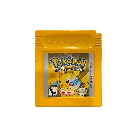 Jogo Pokémon Yellow Version (Special Pikachu Edition) - GBC