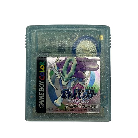 Jogo Pokemon Crystal Version (Japonês) - GBC