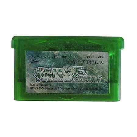 Jogo Pokémon Emerald Version - GBA (Japonês)