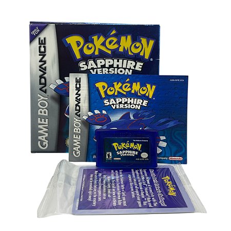 Jogo Pokémon Sapphire Version - Game Boy Advance