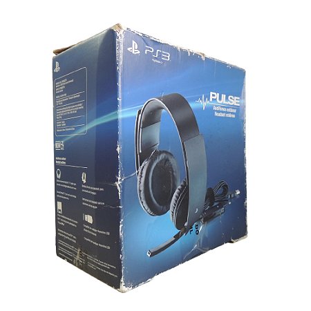 Headset Sony Pulse 7.1 sem fio - PS3, PS4 e PC