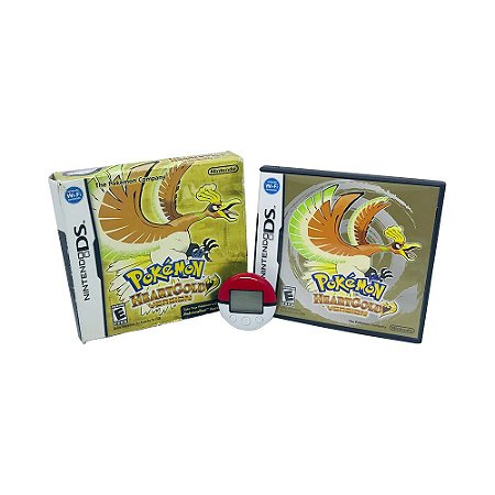 Jogo Pokémon HeartGold Version + Pokéwalker - DS