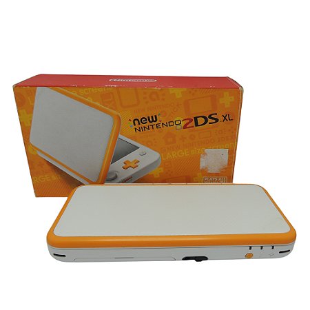 Console New Nintendo 2DS XL Branco e Laranja - Nintendo