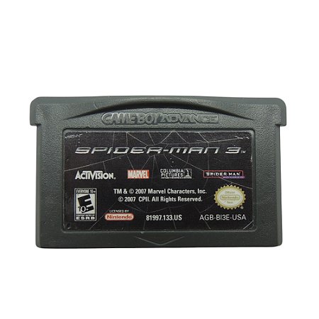 Jogo Spider-Man 3 - GBA