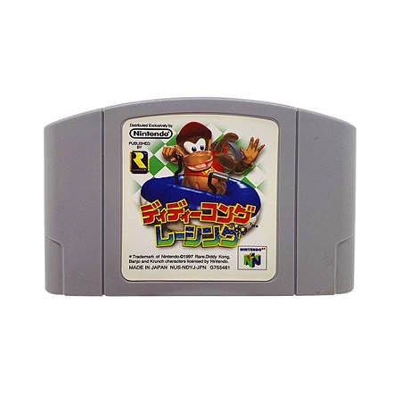 Jogo Diddy Kong Racing - N64 (Japonês)