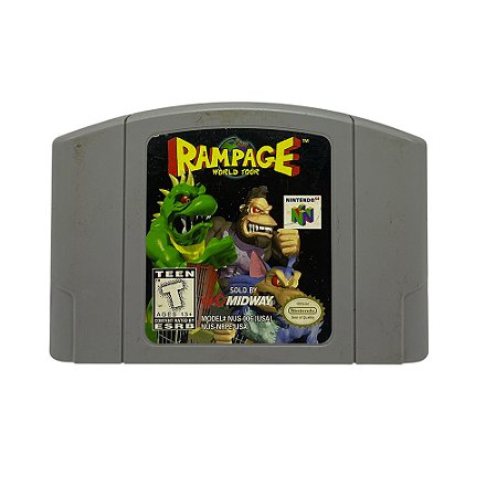 Jogo Rampage World Tour - N64
