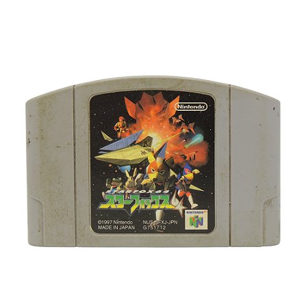 Jogo Star Fox 64 - N64 (Japonês)