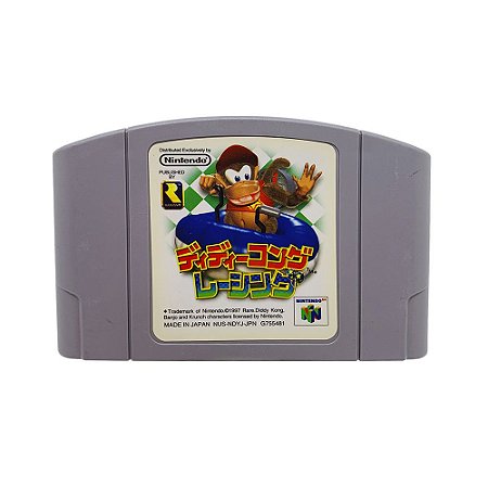 Jogo Diddy Kong Racing - N64 (Japonês)