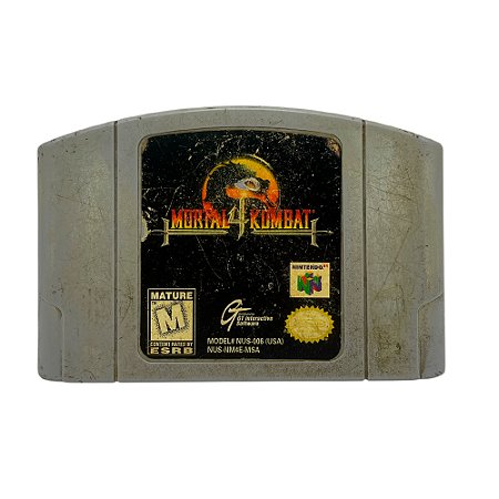Jogo Mortal Kombat 4 - N64