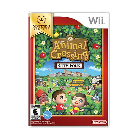 Jogo Animal Crossing: City Folk - Wii (Nintendo Selects)