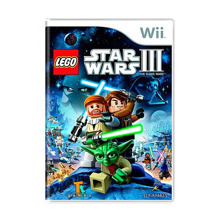 Jogo LEGO Star Wars III: The Clone Wars - Wii