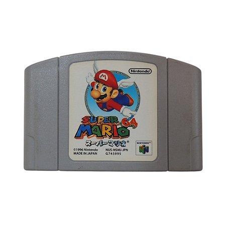 Jogo Super Mario 64 - N64 (Japonês)