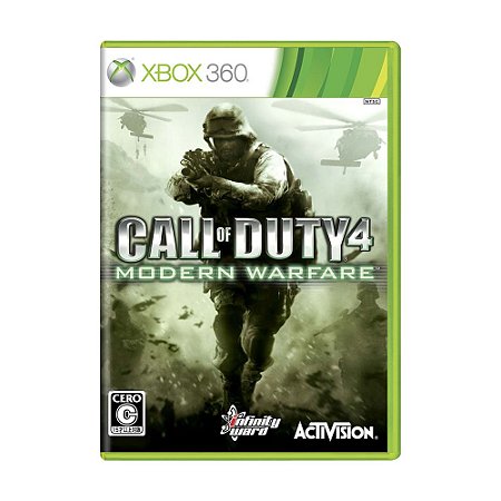 Jogo Call of Duty 4: Modern Warfare - Xbox 360 (Japonês)