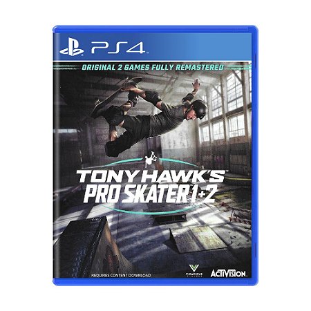 Jogo Tony Hawk's Pro Skater 1 + 2 - PS4