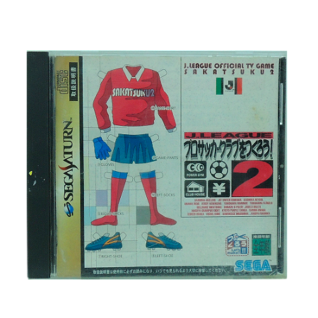 Jogo J.League Pro Soccer Club o Tsukurou! 2 - Sega Saturn (Japonês)