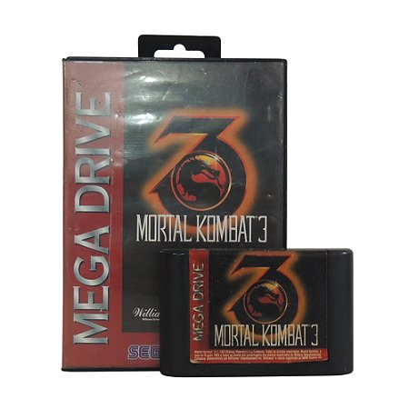 Jogo Mortal Kombat 3 - Mega Drive