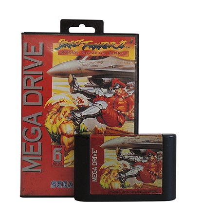 Jogo Street Fighter II': Special Champion Edition - Mega Drive