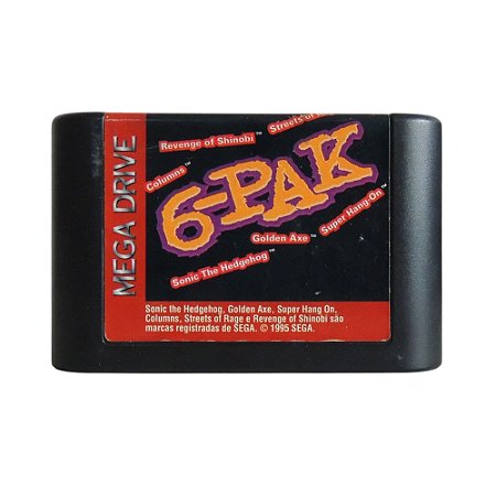 Jogo 6-Pak - Mega Drive