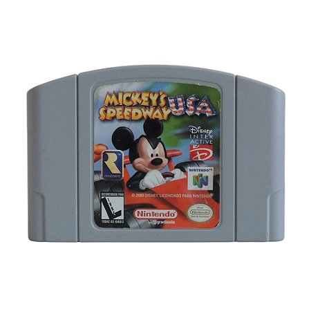 Jogo Mickey's Speedway USA - N64