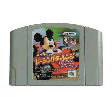 Jogo Mickey's Speedway USA - N64 (Japonês)