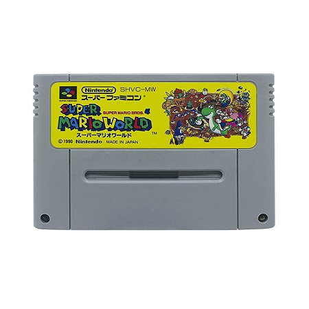 Jogo Super Mario World - SNES (Japonês) - MeuGameUsado