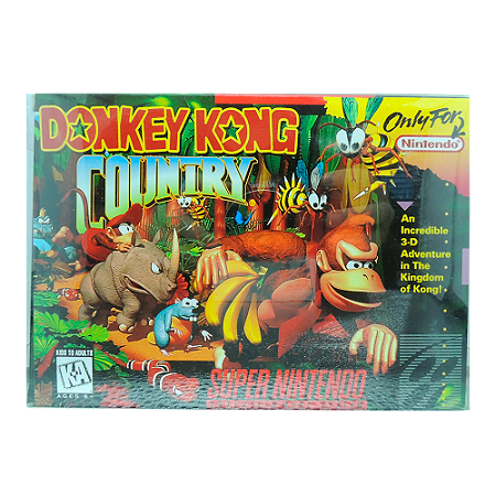 Jogo Donkey Kong Country - SNES (REPRO)