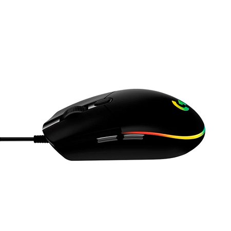 Mouse Gamer RGB G203 LIGHTSYNC Com Fio Preto - Logitech