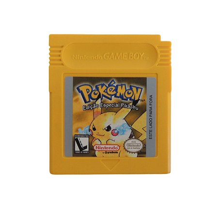Jogo Pokémon Yellow Version: Special Pikachu Edition - GBC