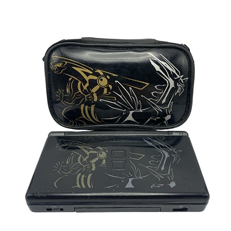 Console Nintendo DS Lite Preto - Nintendo (Edição Palkia & Dialga)