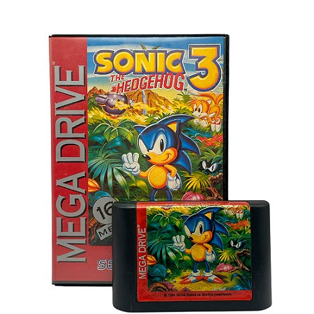 Jogo Sonic the Hedgehog 3 - Mega Drive