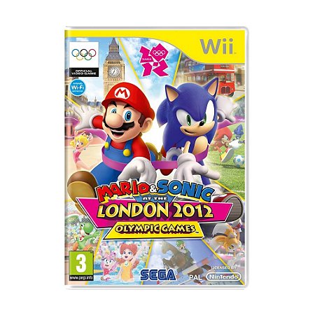 Jogo Mario & Sonic at the London 2012 Olympic Games - Wii (Europeu)