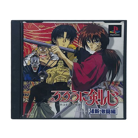 Jogo Rurouni Kenshin: Meiji Kenkaku Romantan - Ishin Gekitouhen - PS1  (Japonês) - MeuGameUsado