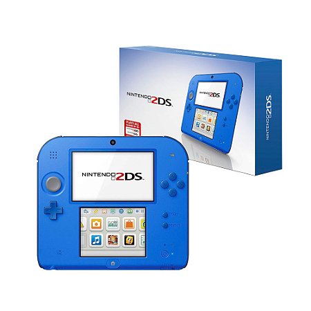 Console Nintendo 2DS Azul - Nintendo (Ativar Só se for de 4GB)