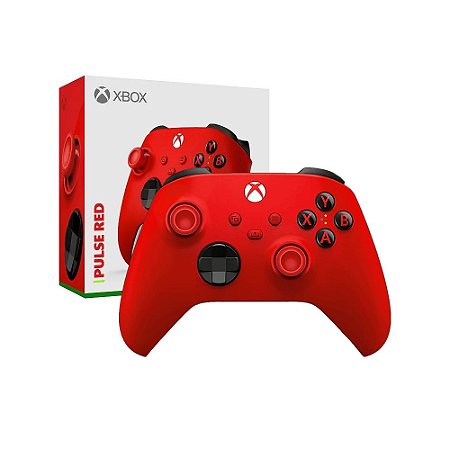Controle Microsoft Pulse Red sem fio - Xbox Series S/X e Xbox One