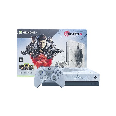 Console Xbox One X 1TB (Gears 5 Limited Edition) - Microsoft - MeuGameUsado