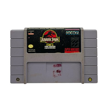 Jogo Jurassic Park Part 2: The Chaos Continues - SNES