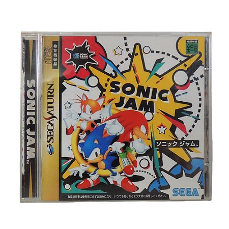 Jogo Sonic Jam - Sega Saturn (Japonês)