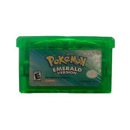 Jogo Pokémon Emerald Version - GBA