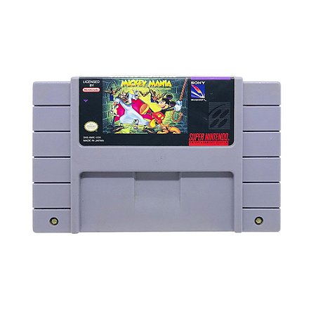 Jogo Mickey Mania: The Timeless Adventures of Mickey Mouse - SNES