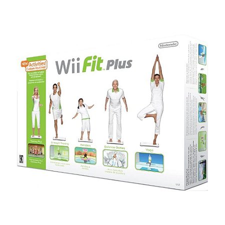 Jogo Wii Fit Plus + Balance Board - Wii