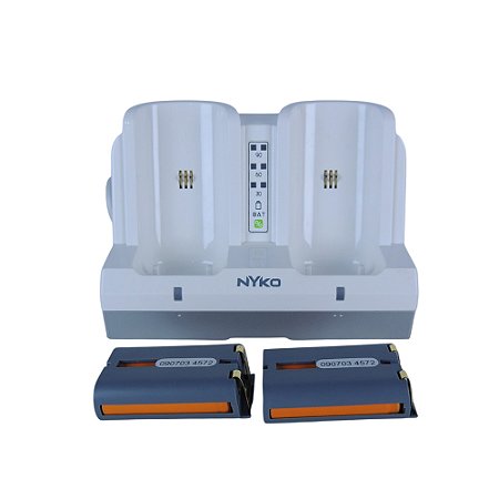 Base Carregadora Dupla + Baterias para Controle Nintendo Wii - Nyko