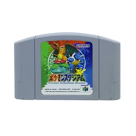 Jogo Pokemon Stadium - N64 (Japonês)