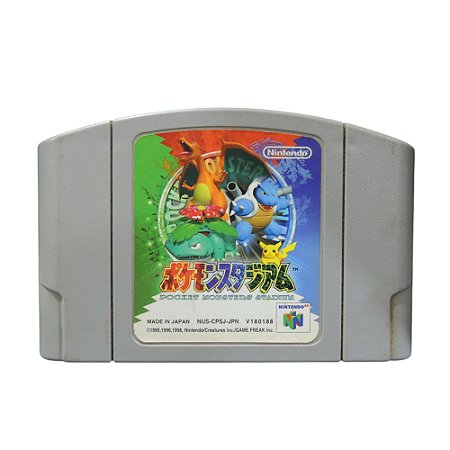Jogo Pokemon Stadium - N64 (Japonês)