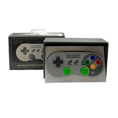 Controle 8BitDo SF30 Pro Gamepad - Multiplataforma