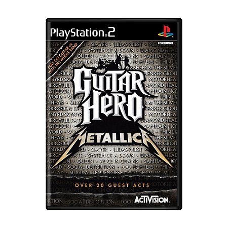 Jogo Guitar Hero: Metallica - PS2