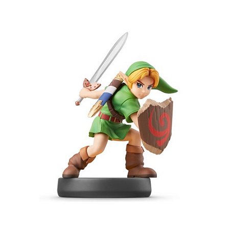 Nintendo Amiibo Young Link (Super Smash Bros. Series) - Wii U, New Nintendo 3DS e Switch