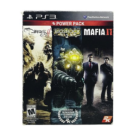 Jogos 2K Power Pack: Mafia II + Bioshock 2 + The Darkness 2 - PS3