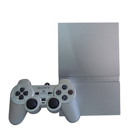 Console PlayStation 2 Slim Prata - Sony